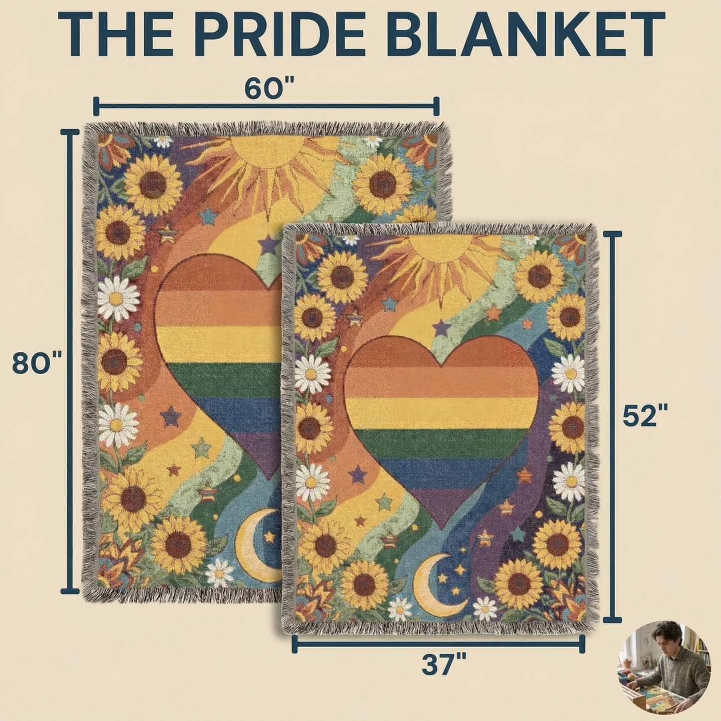 Handmade Pride Blankets